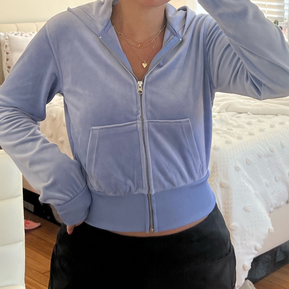 Velour Zip Up
